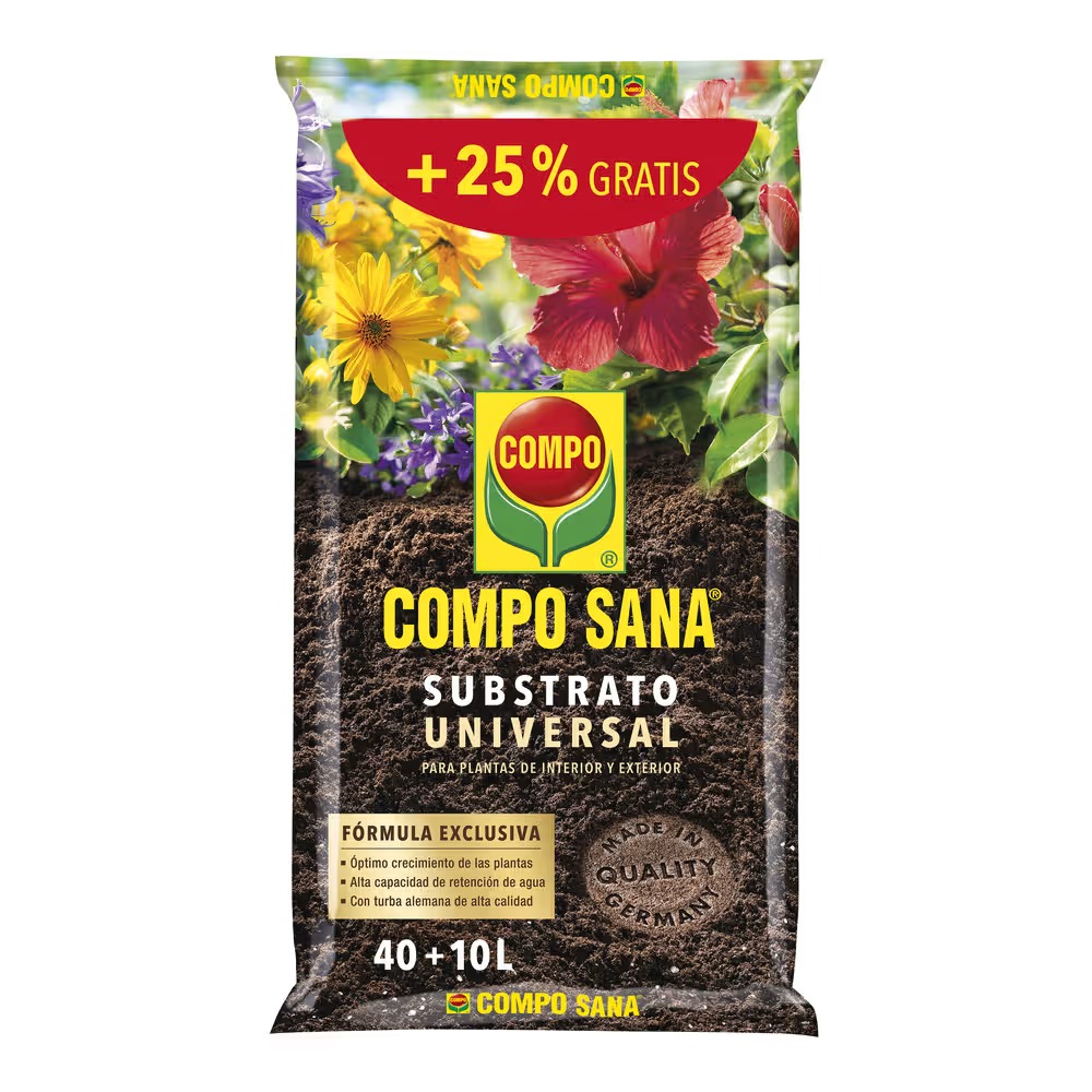 sustrato compo universal 40 + 10 litros